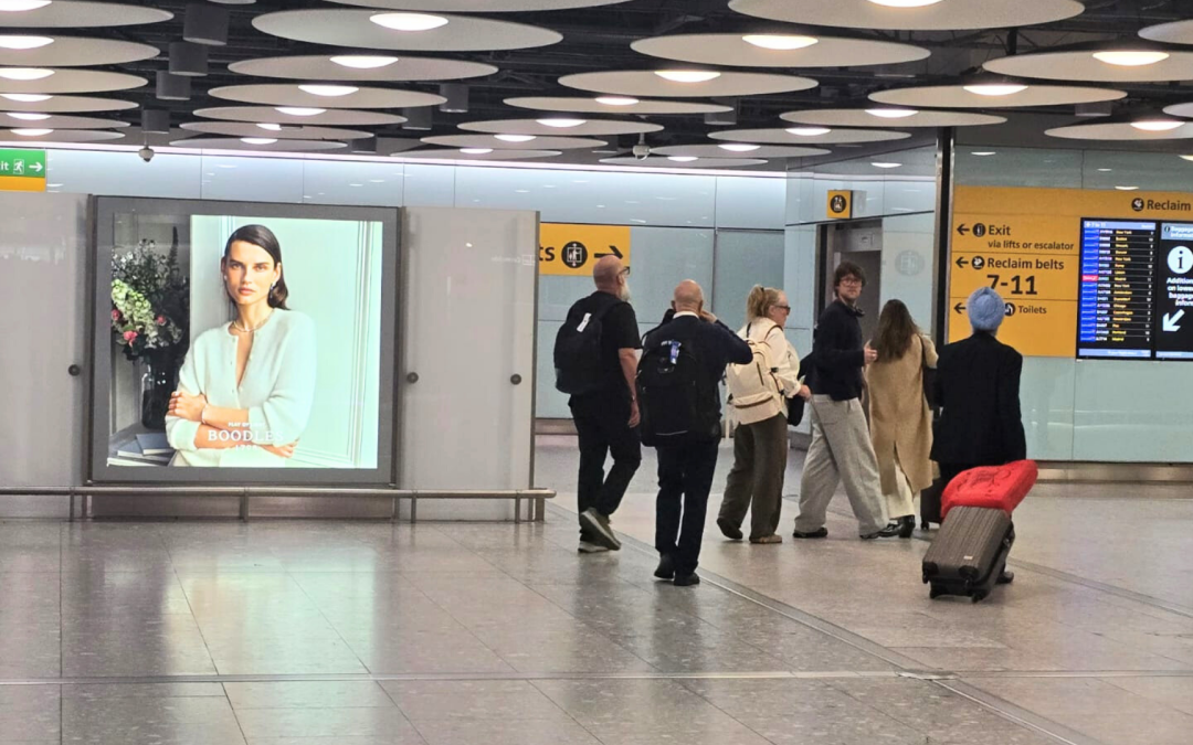 Boodles Shines at London Heathrow Terminal 5 with Out-of-Home Advertising